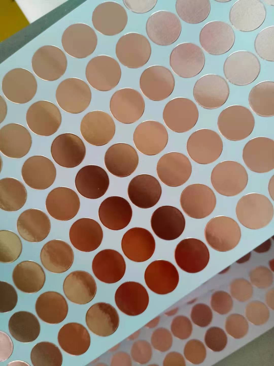 導電屏蔽銅箔 開關按鍵觸摸感應焊線圓形銅箔貼紙